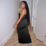 Solid Color Sloping Shoulder Slim Fit Irregular Dress YF-K10138