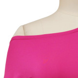Sexy Solid Color Slim Dress YF-K10150
