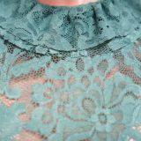 Lace Sleeveless See Through Ruffle Maxi Dress YF-K10118