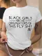 White Letter Print O Neck Short Sleeve T-Shirt SXF-20507