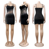 Plus Size Hot Drilling Night Club Dress NY-2445