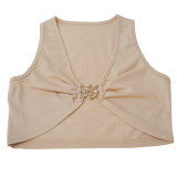 Casual Fashion Solid Slim Vest And Pants Two Piece Sets YF-10037