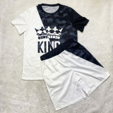 Men's Printed T Shirt And Shorts 2 Piece Sets SHD-9820
