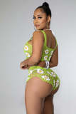 Fashion Beach Knitted Vest Shorts Two Piece Sets OSM-4361