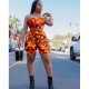 Plus Size Camo Print Two Piece Shorts Sets ASL-6019