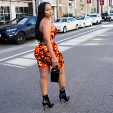 Plus Size Camo Print Two Piece Shorts Sets ASL-6019