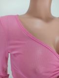 Sexy Mesh See Through Two Piece Skirt Sets YD-8629