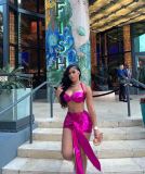 Sexy Crop Top Mini Skirt Two Piece Sets QY-5273