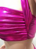 Sexy Crop Top Mini Skirt Two Piece Sets QY-5273