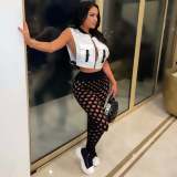 Sexy Hollow Out Skinny Pants CL-6142