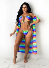 Sexy Printed Bikinis 3 Piece Sets CM-8622