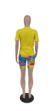 Casual Printed Two Piece Shorts Sets ZDF-31218
