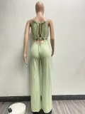 Sexy Hollow Out Sleeveless Jumpsuit NYF-8118