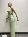 Sexy Hollow Out Sleeveless Jumpsuit NYF-8118