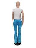 Solid Sleeveless Tassel Pants Two Piece Sets ZDF-31217