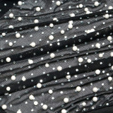 Sexy Mesh Beading Spaghetti Strap Night Club Dress SH-390355