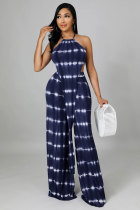 Casual Printed Sleeveless Two Piece Pants Sets XHXF-8616