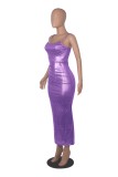 Sexy Sleeveless Sling Slim Maxi Evening Dress MZ-2752