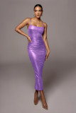 Sexy Sleeveless Sling Slim Maxi Evening Dress MZ-2752