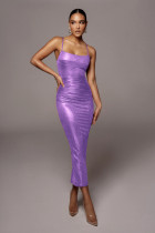 Sexy Sleeveless Sling Slim Maxi Evening Dress MZ-2752