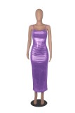 Sexy Sleeveless Sling Slim Maxi Evening Dress MZ-2752