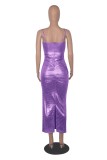 Sexy Sleeveless Sling Slim Maxi Evening Dress MZ-2752