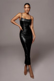 Sexy Sleeveless Sling Slim Maxi Evening Dress MZ-2752