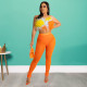 Sexy Feather Two Piece Pants Sets YF-10179