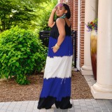Plus Size Sleeveless Sling Loose Jumpsuit OSIF-22415
