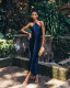 Sexy Hollow Out Backless Long Evening Dress ZSD-0492