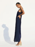 Sexy Hollow Out Backless Long Evening Dress ZSD-0492