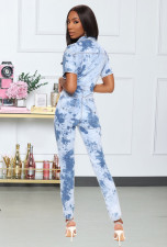 Plus Size Denim Denim Jumpsuit LX-7500