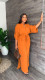 Solid Stand-Collar Split Maxi Dress YS-S824