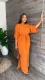 Solid Stand-Collar Split Maxi Dress YS-S824