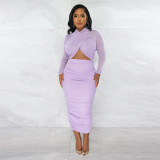 Sexy Mesh Patchwork Ruched Hollow Midi Dress YF-10216