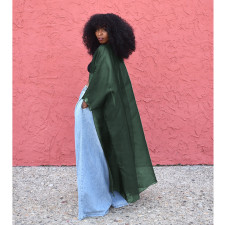 Sexy Mesh See-Through Long Coat GDYF-6919