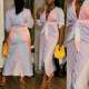 Plus Size Striped Long Sleeve Maxi Dress ZDF-31228