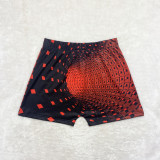 Plus Size Printed Fitness Yoga Tight Shorts SHD-9825