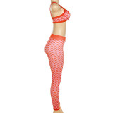 Sexy Print Sling Top And Pants Two Piece Set XEF-K22S16668