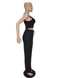 Solid Cami Top And Pants Two Piece Sets NM-8525