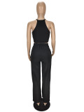 Solid Cami Top And Pants Two Piece Sets NM-8525