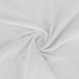 Plus Size Printed O Neck Short Sleeve T Shirt HNIF-TT001