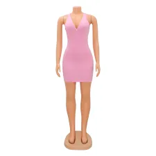 Fashion Sexy Skinny Sleeveless Mini Dress GOSD-OS6698