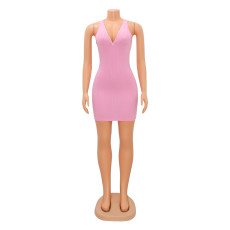 Fashion Sexy Skinny Sleeveless Mini Dress GOSD-OS6698