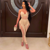 Mesh Sexy Sling Jumpsuit GOSD-OS6161