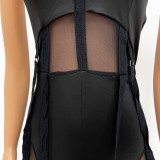 Mesh Sexy Sling Jumpsuit GOSD-OS6161