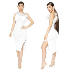 Sexy Party Nightclub Hot Diamond Dress GOSD-OS6781