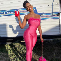 Fashion Sexy Tight Wrap Chest Jumpsuit GOSD-OS6760