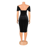 Fashion Sexy Nightclub Irregular Dress GOSD-OS6388
