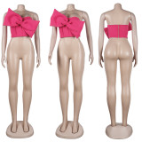 Sexy Bow-Knot Strapless Tube Top FSXF-F356